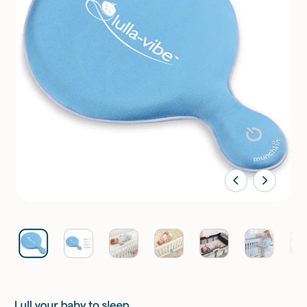 Munchkin Lulla-Vibe Soothing Pad - Light Blue